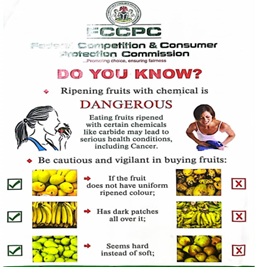 Ripening Fruits with Chemicals is dangerous… FCCPC Warns Nigerians